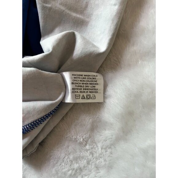 Coolibar Women Blue UPF 50+ UV Protection Tunic Dress Small Embroidered Trim New - Picture 10 of 11